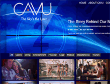 Tablet Screenshot of cavu.tv